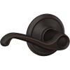 image:imageSchlage F10 FLA 716 Flair Door Lever Hall amp Closet Passage Lock Aged BronzeStandard