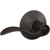 image:imageSchlage F40 V ACC 716 Accent Door Lever Bed amp Bath Privacy Lock Aged Bronze