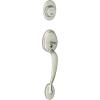 image:imageSchlage F58 PLY 619 Plymouth Exterior Handleset with Deadbolt Satin Nickel Exterior Half Only
