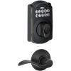 image:imageSchlage FBE365 V CAM 716 Acc Camelot Aged Bronze Electronic Door Lock Deadbolt with Accent Door Lever Combo
