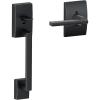 image:imageSchlage FE285 CEN 716 LAT CEN Century Front Entry Handleset with Latitude Lever Lower Half Grip Aged BronzeAged Bronze