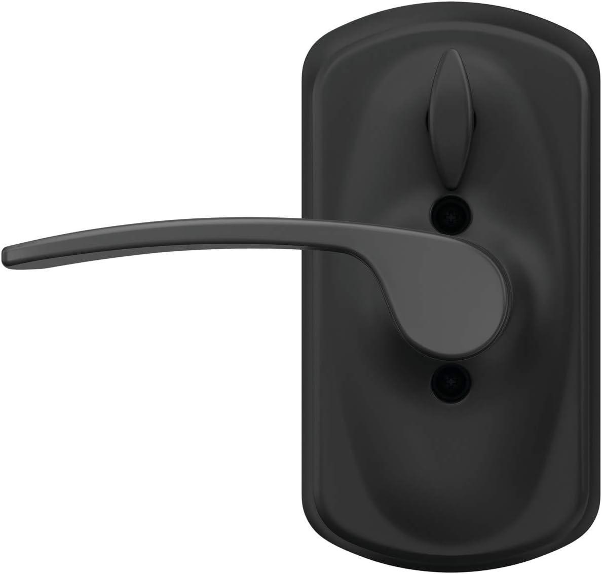 image:imageSchlage Plymouth Keypad Lock with Lever Handle Electronic Keyless Door Entry AutoLock Enabled Matte Black FE595 PLY 622 MERPack of 6