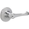 image:imageJSeries by Schlage Torino Door Lever with Standard Trim Keyed Entry Lock Satin Stainless Steel J54 TOR 630Bright Chrome