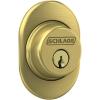 image:imageSchlage B60 RMN 608 Deadbolt with Remsen Trim Keyed 1 Side Highest Residential Security Satin Brass