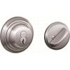 image:imageSchlage B60R6626 Schlage B60R6 Single Cylinder Keyed Entry Deadbolt with Full Size Interchangeable Core