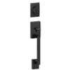 image:imageSchlage F58 CEN 622 Century Single Cylinder Exterior Entrance Handleset Lock Matte Black Exterior Half Only