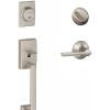 image:imageSchlage F60CEN619LAT Century Active Door Handleset with Latitude Interior Satin NickelSatin Nickel