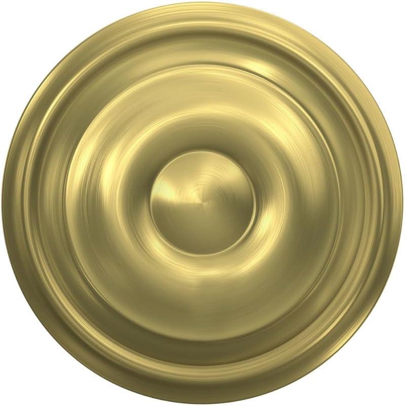 image:imageSchlage F51A GEO 622 Georgian Door Knob Keyed Entry Lock Matte BlackSatin Brass