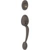 image:imageSchlage F58 PLY 613 Plymouth Exterior Handleset with Deadbolt Oil Rubbed Bronze Exterior Half Only