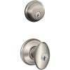 image:imageSchlage FB50NVSIE619 SN Siena Entry Combo Satin Nickel Portable Key LockSecurity SetSiena