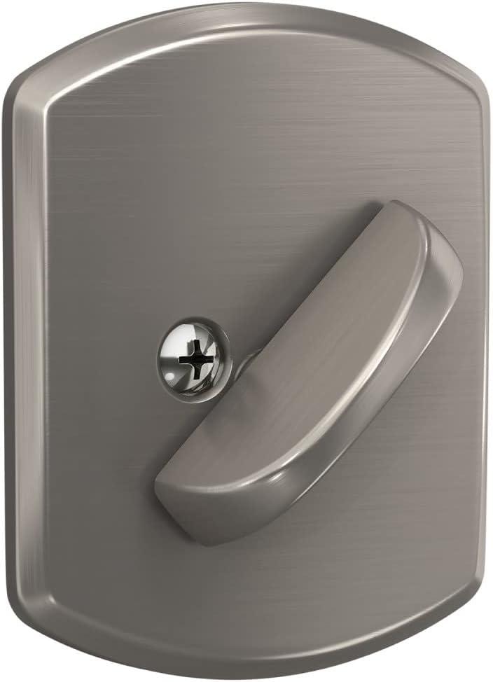 image:imageSCHLAGE Single Cylinder Deadbolt with Greenwich Trim Satin Nickel B60 N GRW 619