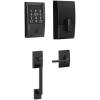 image:imageSchlage Encode Plus WiFi Smart Lock with Century Handleset Entry Set for Front Door Unlock with Apple Watch Matte Black