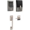 image:imageSchlage Encode Plus WiFi Smart Lock with Century Handleset Entry Set for Front Door Unlock with Apple Watch Satin Nickel