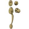 image:imageSchlage Lock Company F60PLYXGEO609 DoorHandles Antique Brass