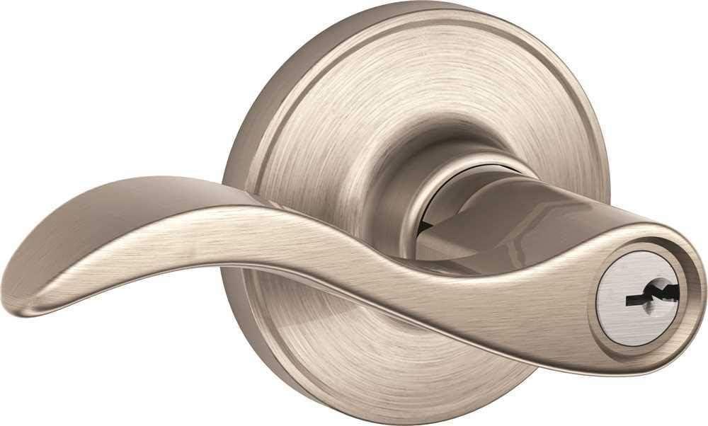 image:imageDexter by Schlage J54SEV619 Seville Keyed Entry Lever Satin NickelSatin Nickel