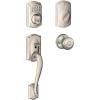image:imageSchlage FE365CAM619GEO Schlage FE365CAMGEO Camelot Electronic Handleset with Georgian Knob