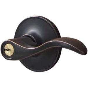 Dexter by Schlage J54SEV619 Seville Keyed Entry Lever, Satin Nickel(Aged Bronze)